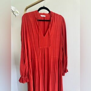 LACAUSA Rust Orange Dress